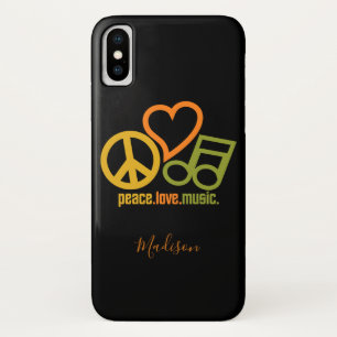 Capa Para iPhone Da Case-Mate Capa de telefone de nomes personalizados da Músic