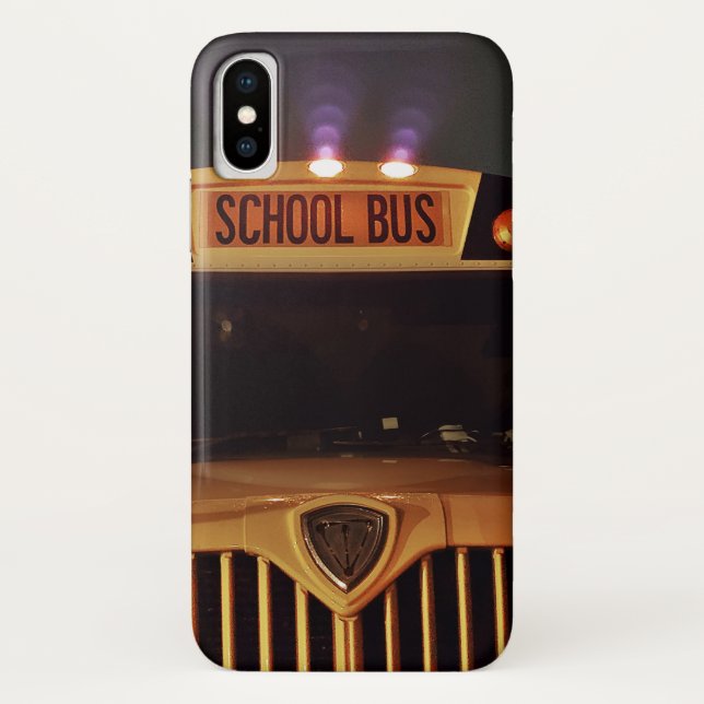 Para iPhone, Case-Mate Capa de telefone de ônibus no escuro (Verso)