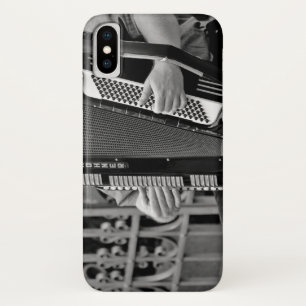 Para iPhone X Capa de telefone do Accordion Player
