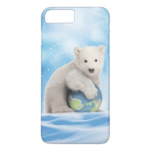 iPhone 8 Plus/7 Plus Capa de telefone do urso polar
