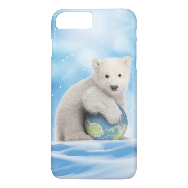 Para iPhone, Case-Mate Capa de telefone do urso polar (Verso)