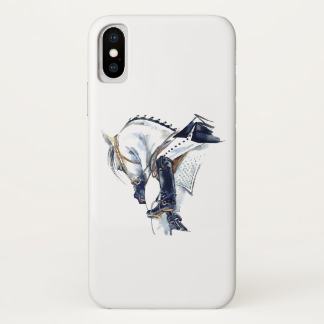 Para iPhone, Case-Mate Capa de telefone dos amantes do cavalo do (Verso)