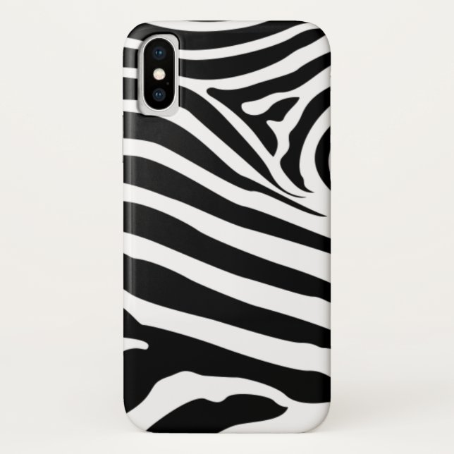 Para iPhone, Case-Mate Capa de Telefone - Estampa de Zebra (Verso)
