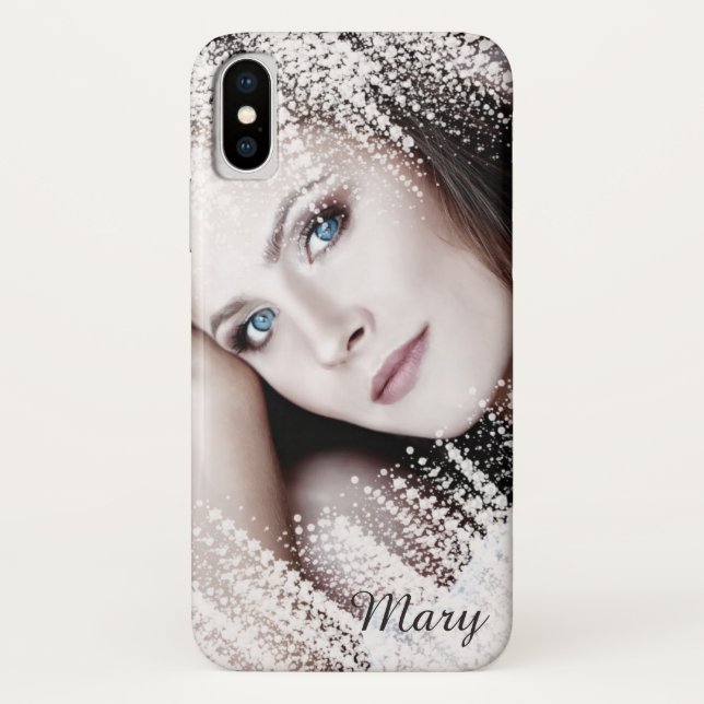 Para iPhone, Case-Mate Capa de telefone feminina personalizada elegante - (Verso)