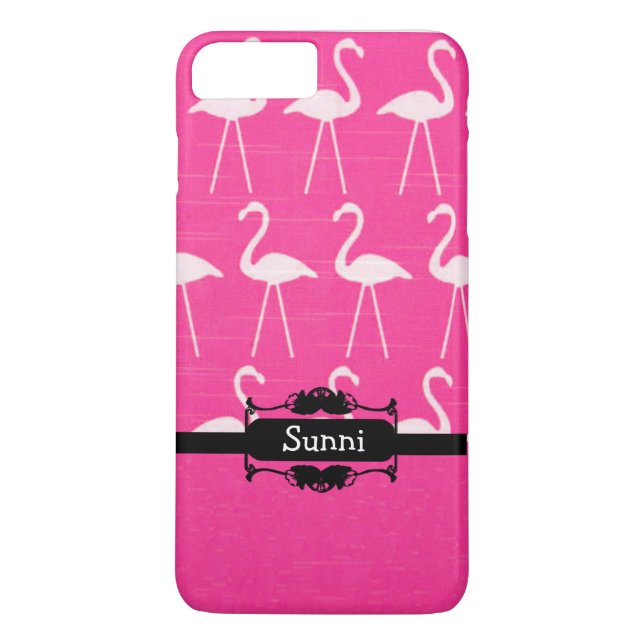 Para iPhone, Case-Mate Capa de telefone Flamingo Rosa Personalizada (Verso)