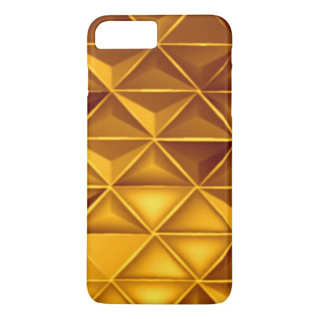 Para iPhone, Case-Mate Capa de telefone geométrica Dourada (Verso)