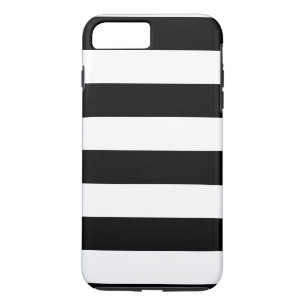 Para iPhone Da Case-Mate Capa de telefone Horizontal Preto e Branco com Fai