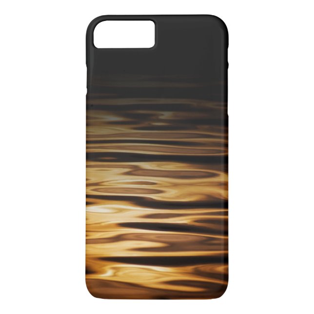 Para iPhone, Case-Mate Capa de telefone ouro Oceano Design (Verso)