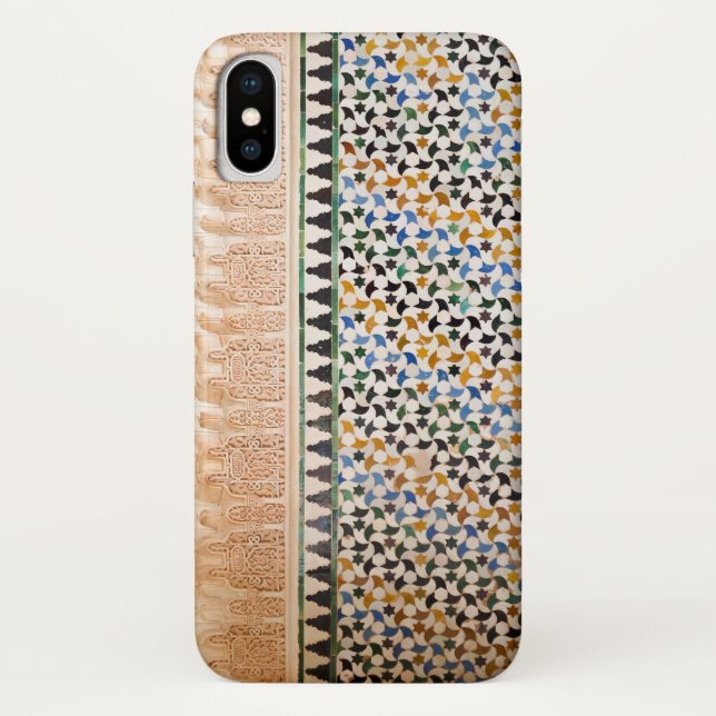 Para iPhone, Case-Mate Capa de telefone Padrão do Mosaico marroquino (Verso)