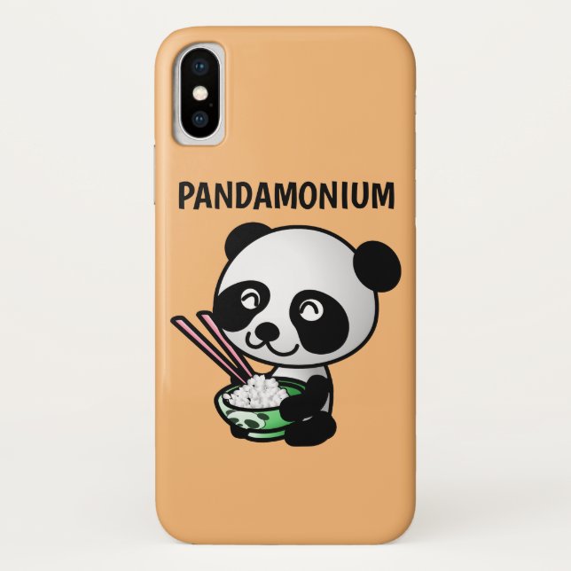 PARA iPhone, Case-Mate  CAPA DE TELEFONE PANDA BEAR FUNNY PANDAMONIUM (Verso)