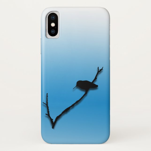 Para iPhone, Case-Mate Capa de telefone - Pássaro-do-sol contra o céu azu (Verso)