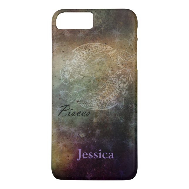 Para iPhone, Case-Mate Capa de telefone personalizada do zodíaco do (Verso)