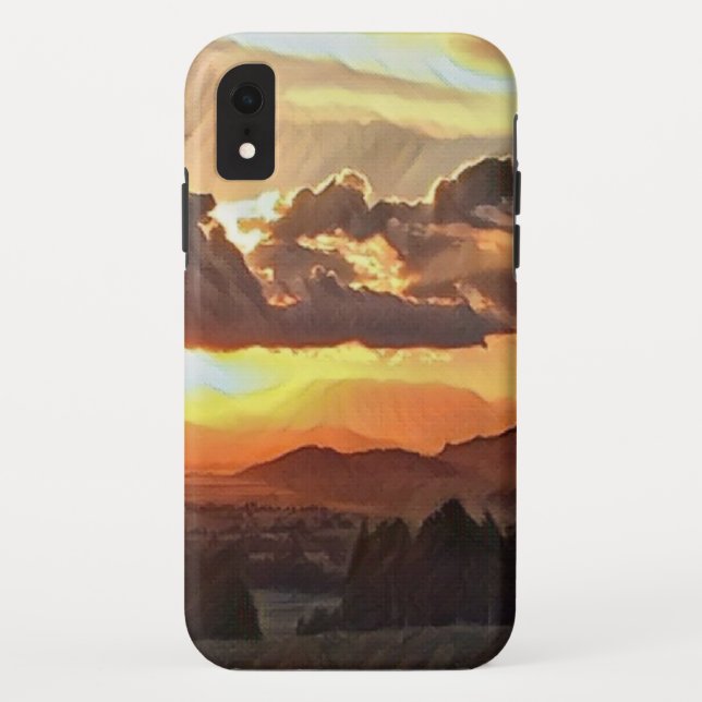 Para iPhone, Case-Mate Capa de telefone Sunset (Verso)