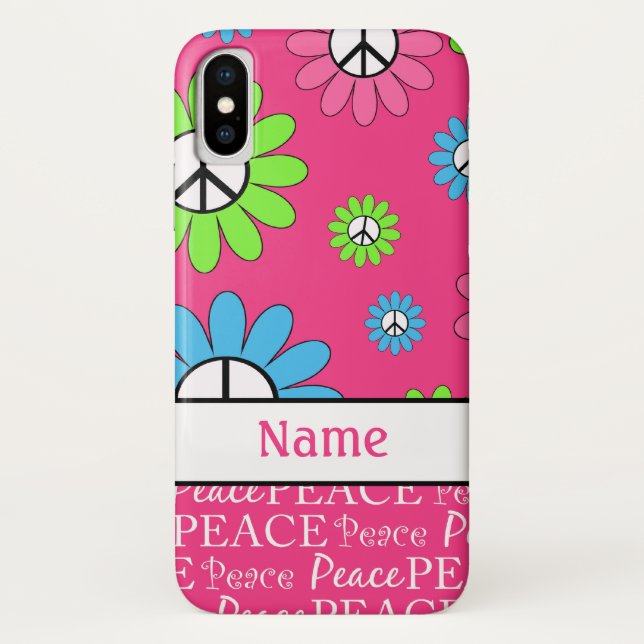 Para iPhone, Case-Mate Capa do ipod touch retro personalizada do sinal de (Verso)