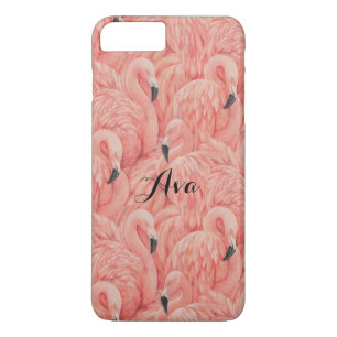 iPhone 8 Plus/7 Plus cobrir de capa de telefone de células de flamingo