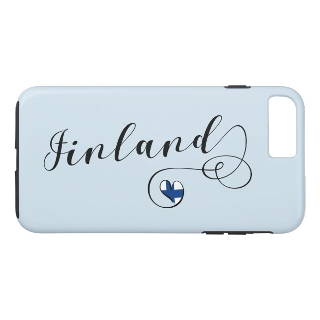 Para iPhone, Case-Mate Heart Finland Mobile Capa de telefone, Finlandês (Verso (Horizontal))