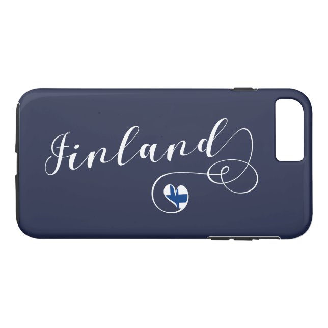 Para iPhone, Case-Mate Heart Finland Mobile Capa de telefone, Finlandês (Verso (Horizontal))