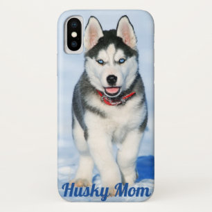 Para iPhone X Husky Siberiano de Olhos Azuis - Mãe Rouco, Capa d