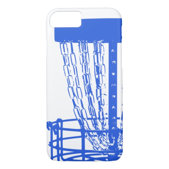 Para iPhone, Case-Mate I capa de telefone cesto azul (Verso)