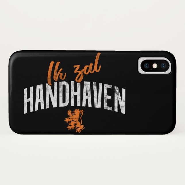 Para iPhone, Case-Mate Ik Zal Handhaven Dutch Motto Capa de telefone (Verso (Horizontal))