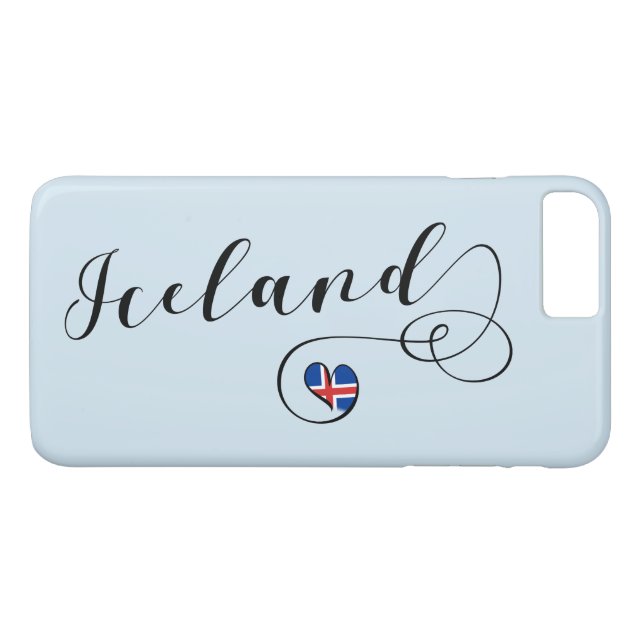 Para iPhone, Case-Mate Islândia Heart Cell Capa de telefone, Islandês (Verso (Horizontal))
