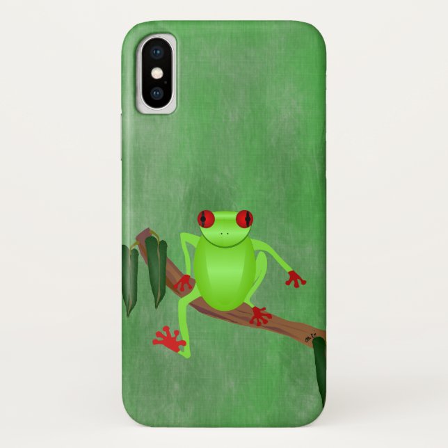 Para iPhone, Case-Mate Maleta de Sapo de árvore mal existe Capa de telefo (Verso)