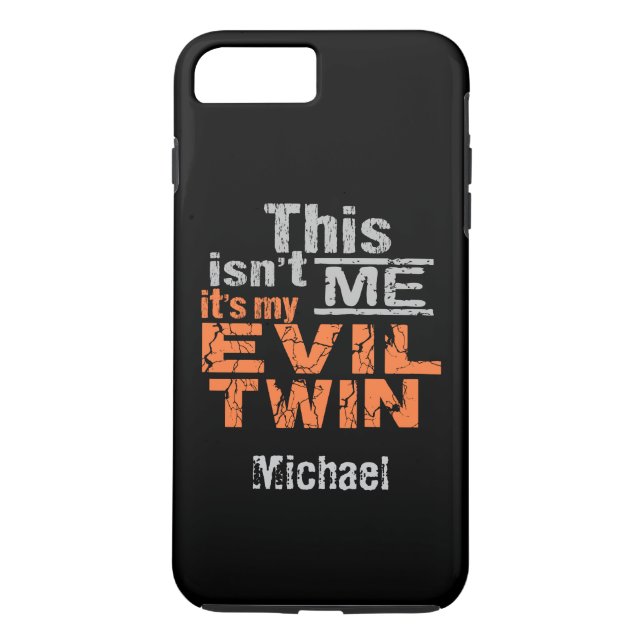 Para iPhone, Case-Mate Mau Twin com nome personalizado capa de telefone (Verso)