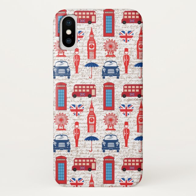 Para iPhone, Case-Mate Me encontre na Capa de telefone de Londres (Verso)