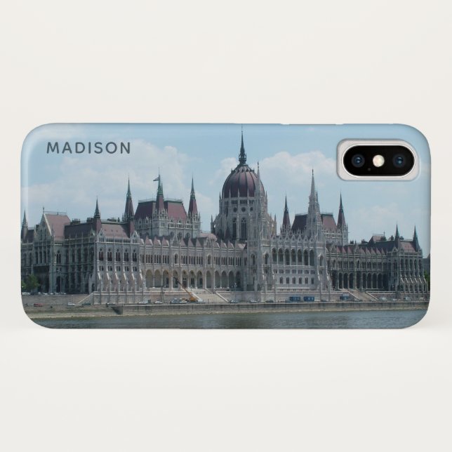 Para iPhone, Case-Mate Nome personalizado Budapest capa de telefone 3 (Verso (Horizontal))