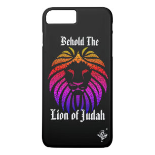 8 Plus/7 Plus o iPhone 7/8" Behold o leão capa de telefone de
