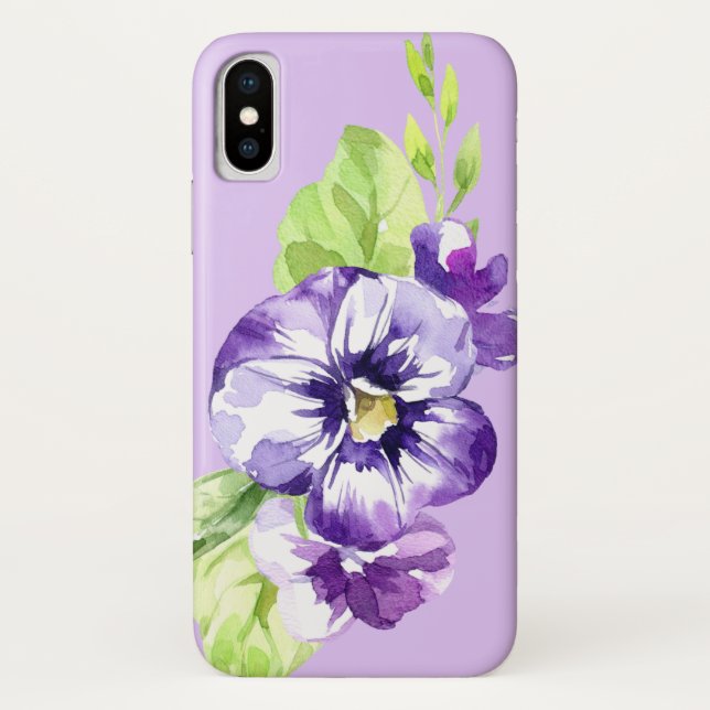 Para iPhone, Case-Mate Pistas Roxas na Capa de telefone da Célula de Lava (Verso)