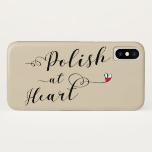 Para iPhone Da Case-Mate Polonês na Capa de telefone móvel do coração