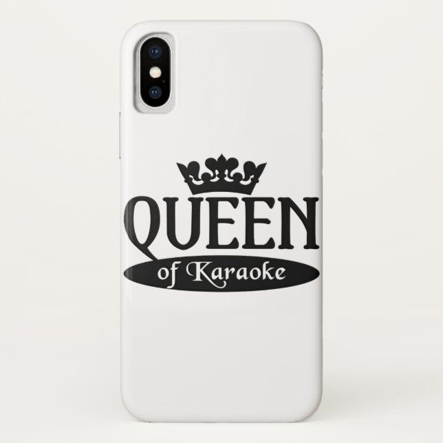 Para iPhone, Case-Mate Rainha de Karaoke capa de iphone 4-Mate, personali (Verso)