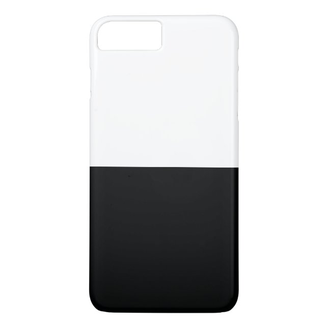 Para iPhone, Case-Mate Striped (Preto e Branco) | Horizontal) Capa de tel (Verso)