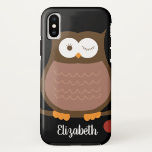 Para iPhone Da Case-Mate Trendy Brown Owl com Capa de telefone de Célula