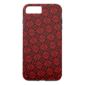 iPhone 8 Plus/7 Plus Vermelho e capa de telefone traseira
