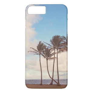 Para iPhone Da Case-Mate Vintage Blue Hawaii Palm Tree Capa de telefone
