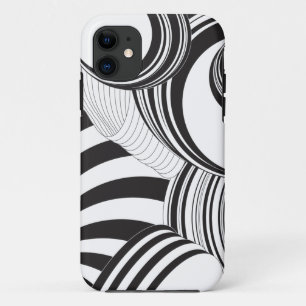 Para iPhone Da Case-Mate Capa de telefone abstrata preta