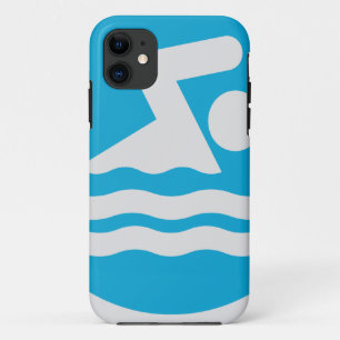 Para iPhone Da Case-Mate Capa de telefone azul e branca feita sob encomenda