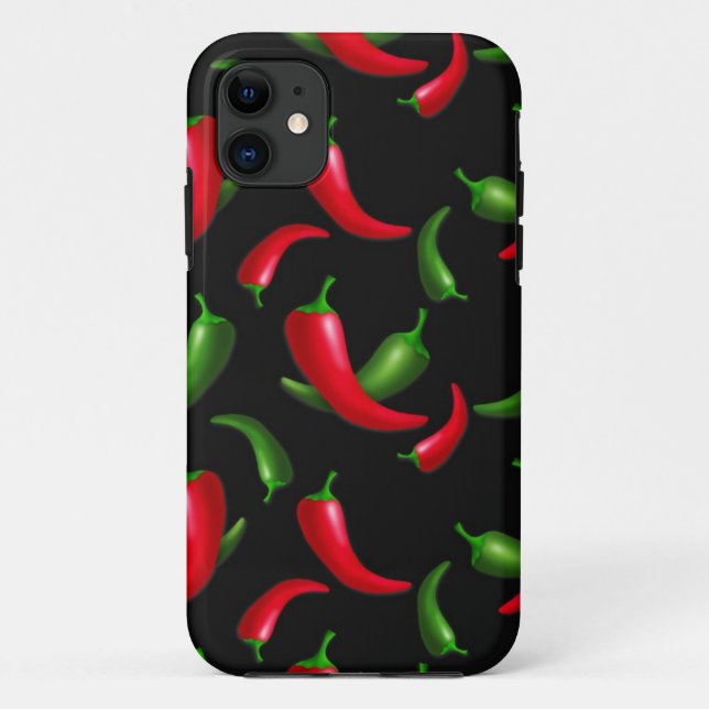 PARA iPhone DA Case-Mate CAPA DE TELEFONE BLACK CHILI (Verso)
