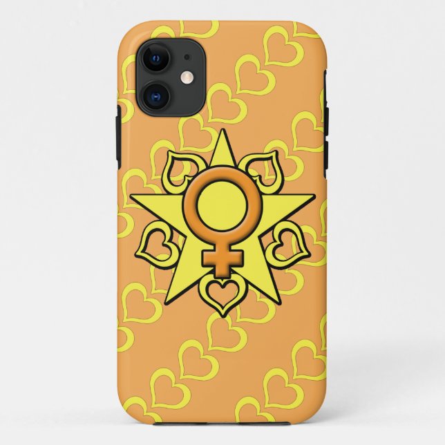 Para iPhone Da Case-Mate Capa de telefone brilhante do coração (Verso)