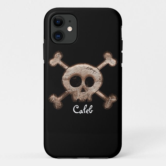 Para iPhone Da Case-Mate Capa de telefone com caveira e ossos cruzados desg (Verso)