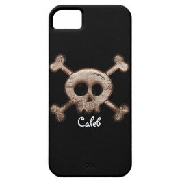 Para iPhone Da Case-Mate Capa de telefone com caveira e ossos cruzados desg