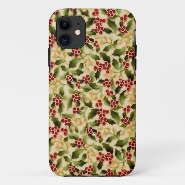 Para iPhone Da Case-Mate Capa de telefone de Natal Holly (Verso)