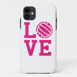 Para iPhone Da Case-Mate Capa de telefone do voleibol do amor