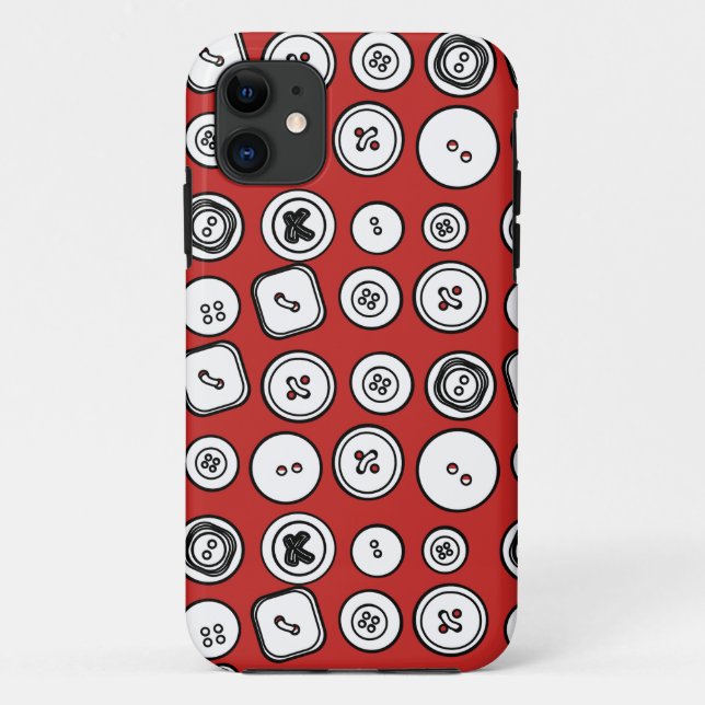 Para iPhone Da Case-Mate Capa de telefone dos botões (Verso)