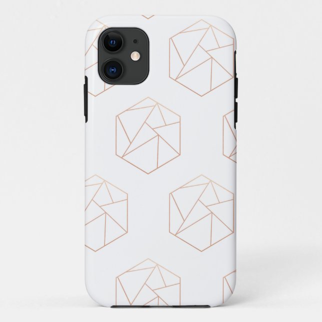 Para iPhone Da Case-Mate Capa de telefone geométrica do hexágono (Verso)