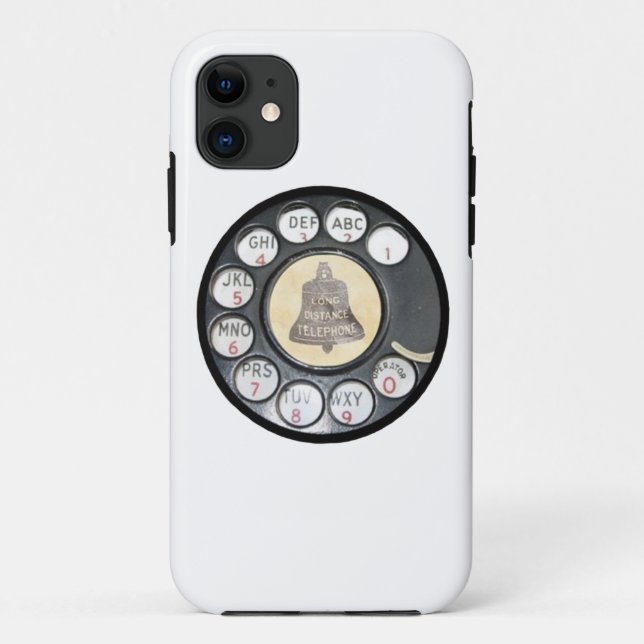 Para iPhone Da Case-Mate capa de telefone retro do telefone do seletor (Verso)