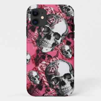 Para iPhone Da Case-Mate Crânio e rosas mal lá mim capa de telefone