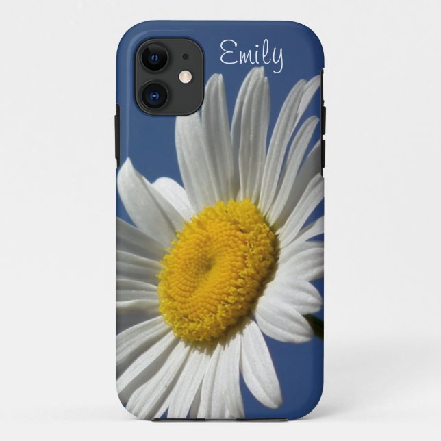 Para iPhone Da Case-Mate Daisy personalizou a capa de telefone sobre fundo  (Verso)